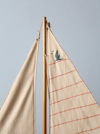 early 20th century model sailboat