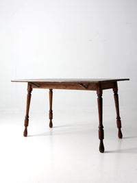 vintage drop leaf dining table