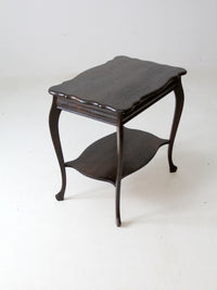 antique wood parlor table
