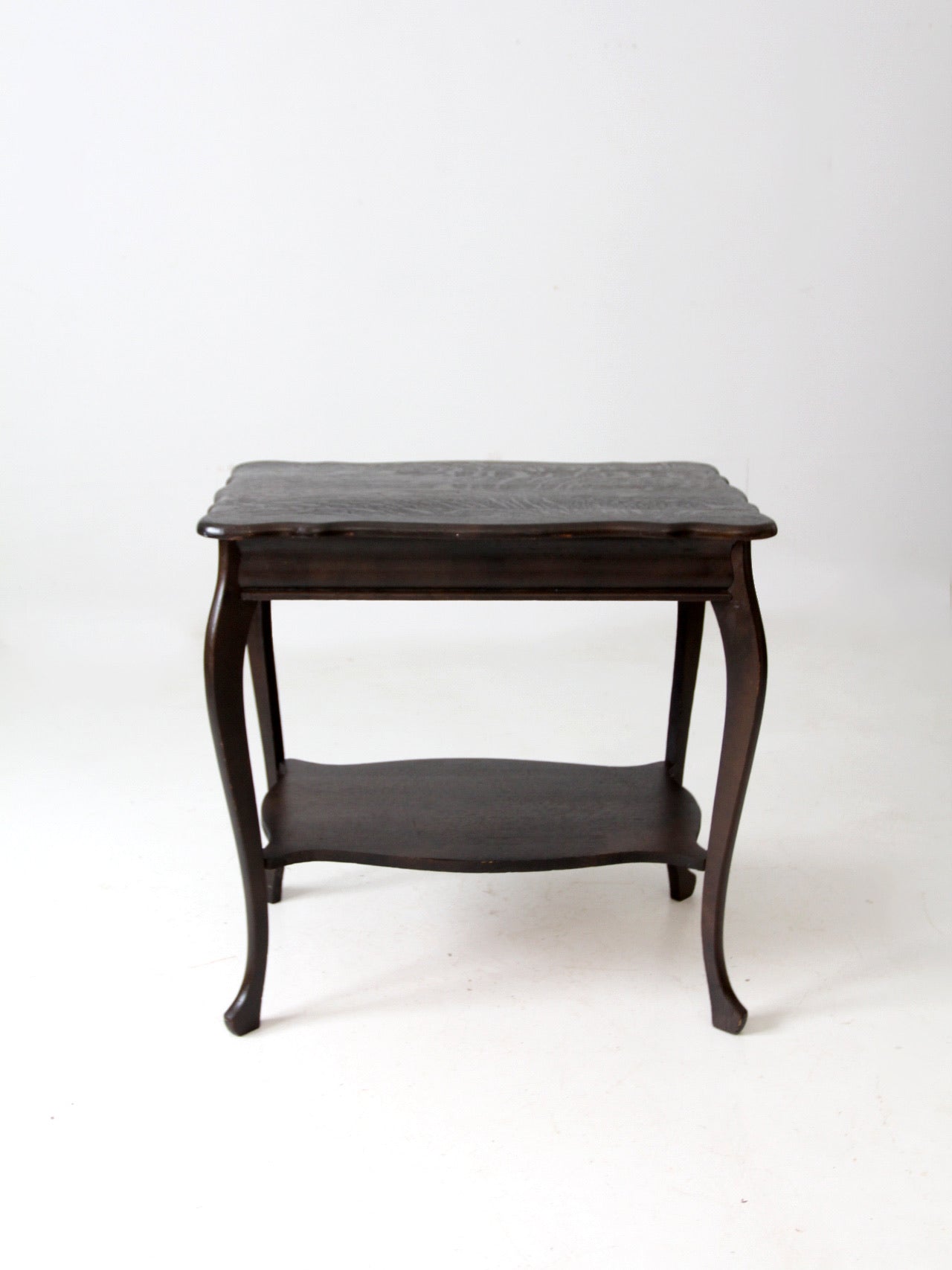 antique wood parlor table