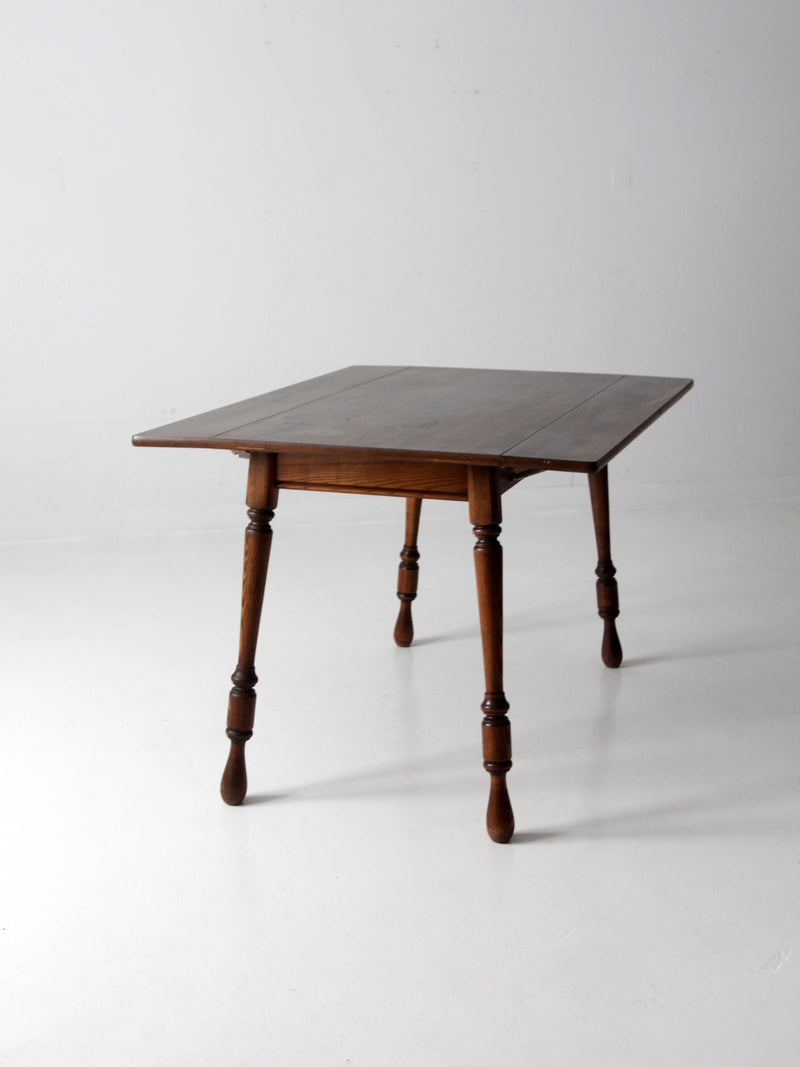 vintage drop leaf dining table