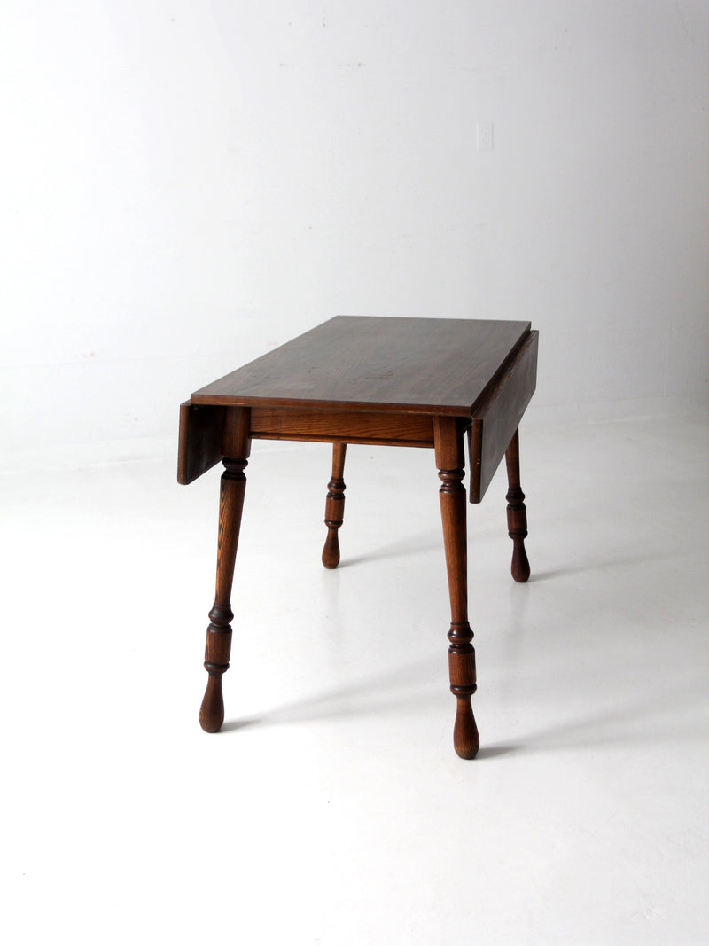 vintage drop leaf dining table