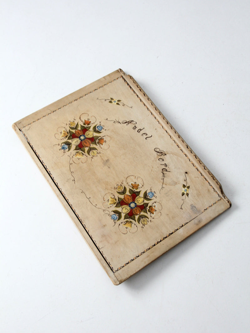 antique hand painted noodle board