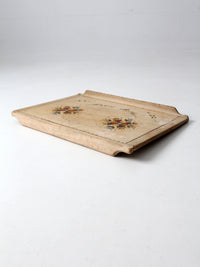 antique hand painted noodle board