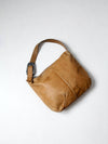 ON HOLD  //  RESERVE  vintage 70s leather shoulder bag