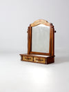 vintage Monterey style dresser top vanity mirror