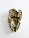 vintage brass eagle door knocker