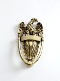 vintage brass eagle door knocker