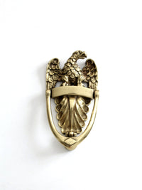 vintage brass eagle door knocker