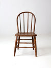 antique spindle back farmhouse chair