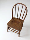 antique spindle back farmhouse chair