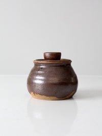 vintage studio pottery jar