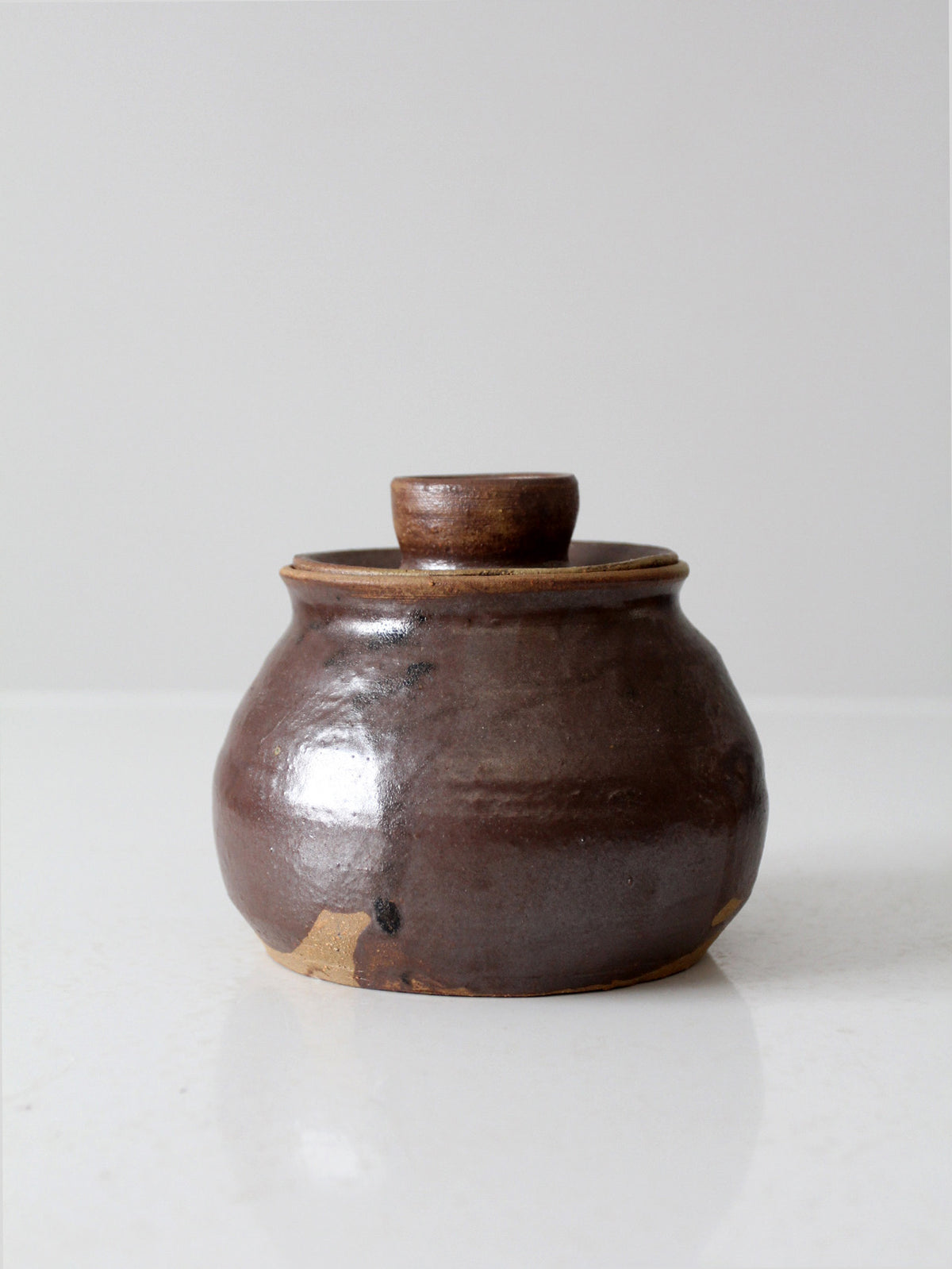 vintage studio pottery jar