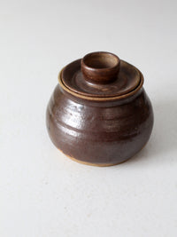 vintage studio pottery jar