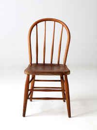 antique spindle back farmhouse chair