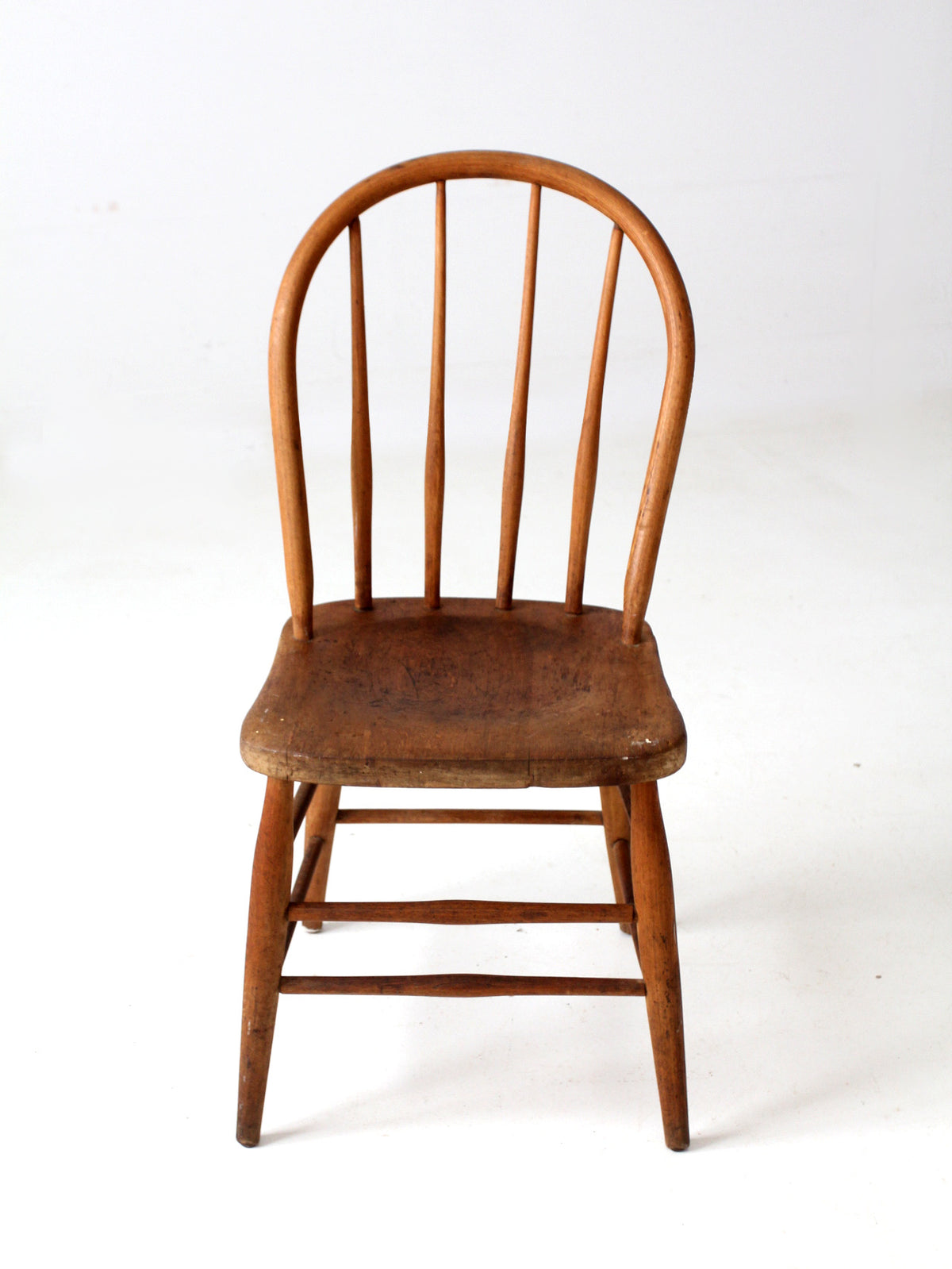 antique spindle back farmhouse chair