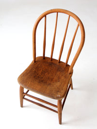 antique spindle back farmhouse chair