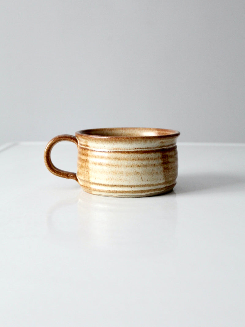 vintage studio pottery mug