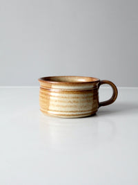 vintage studio pottery mug