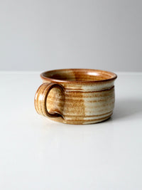 vintage studio pottery mug