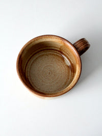 vintage studio pottery mug