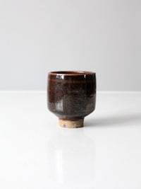 vintage studio pottery Japanese tea cup