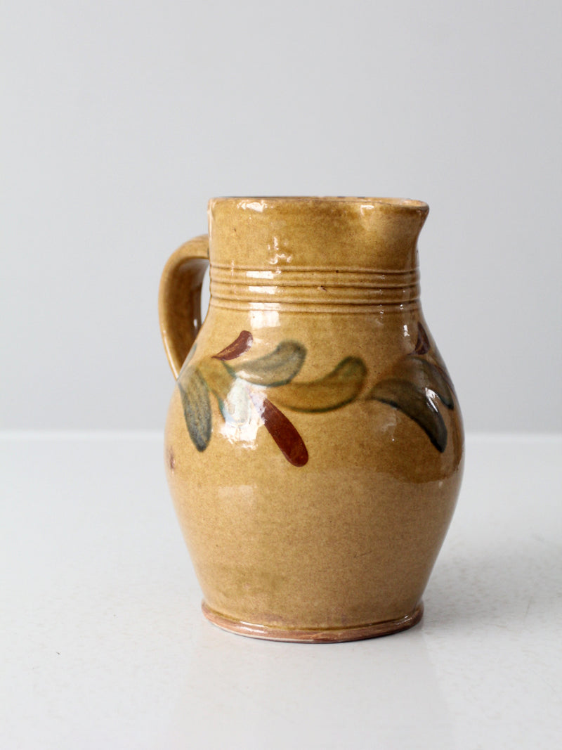 vintage Rockdale Union Stoneware studio pottery pitcher