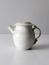 vintage studio pottery teapot