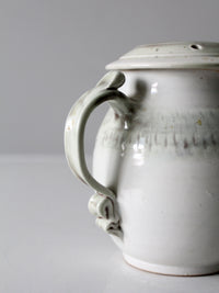 vintage studio pottery teapot