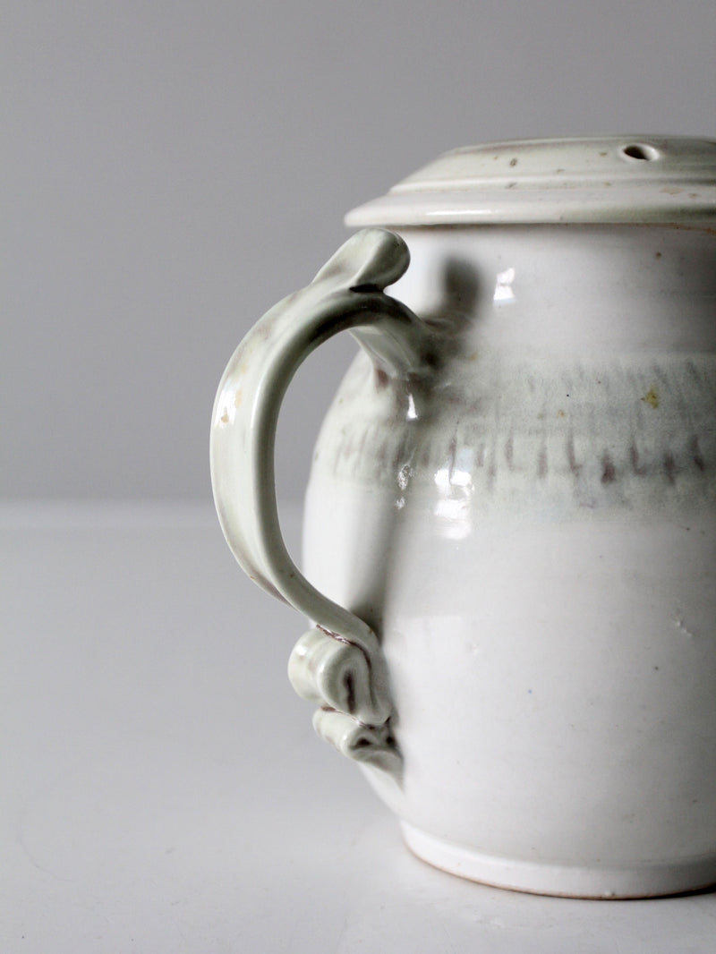 vintage studio pottery teapot