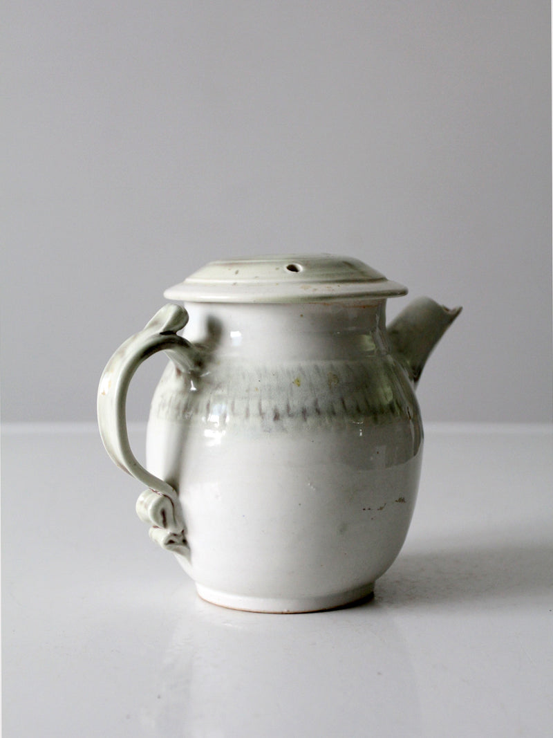 vintage studio pottery teapot