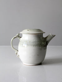 vintage studio pottery teapot