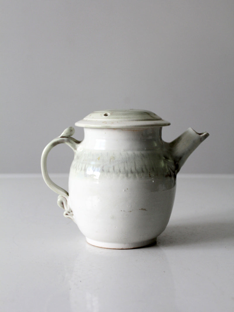 vintage studio pottery teapot