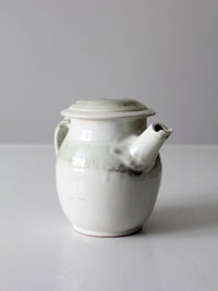 vintage studio pottery teapot