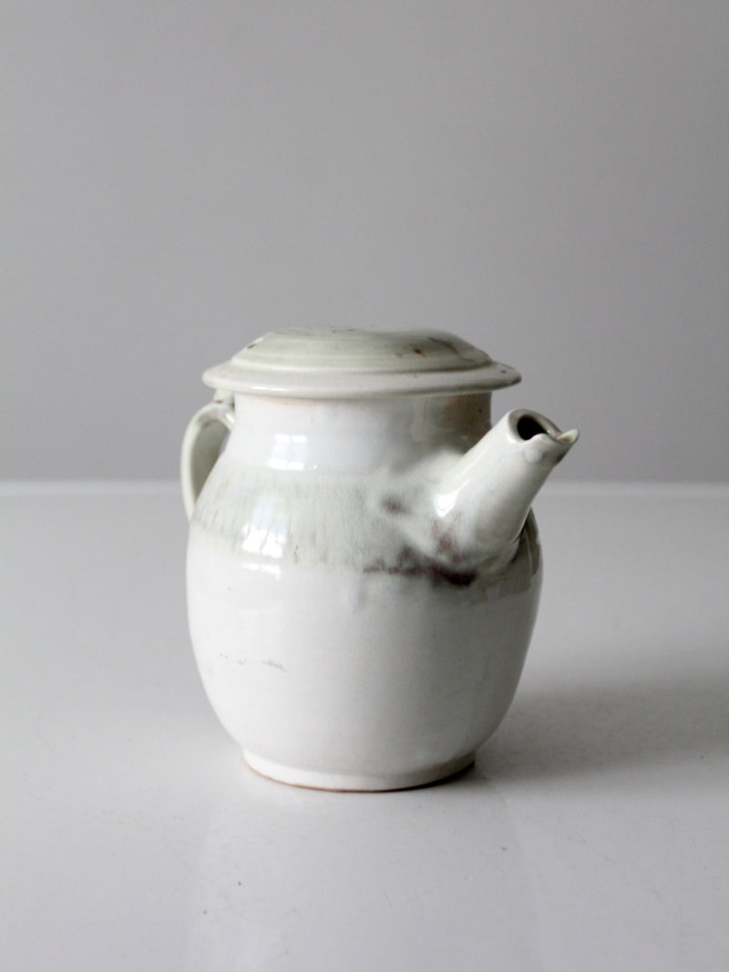 vintage studio pottery teapot