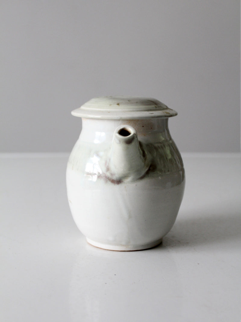 vintage studio pottery teapot