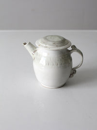 vintage studio pottery teapot
