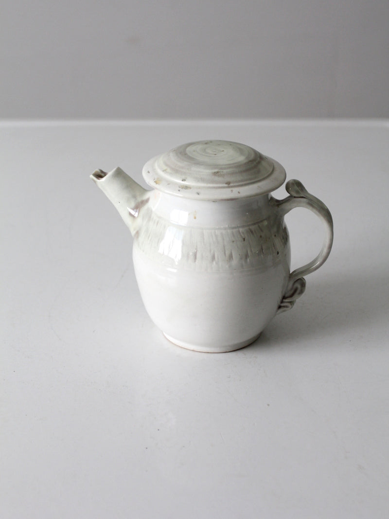 vintage studio pottery teapot