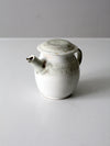 vintage studio pottery teapot
