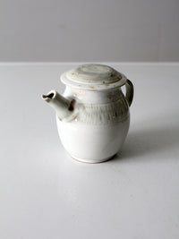 vintage studio pottery teapot