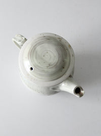 vintage studio pottery teapot