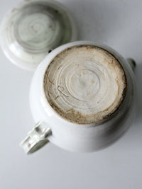 vintage studio pottery teapot