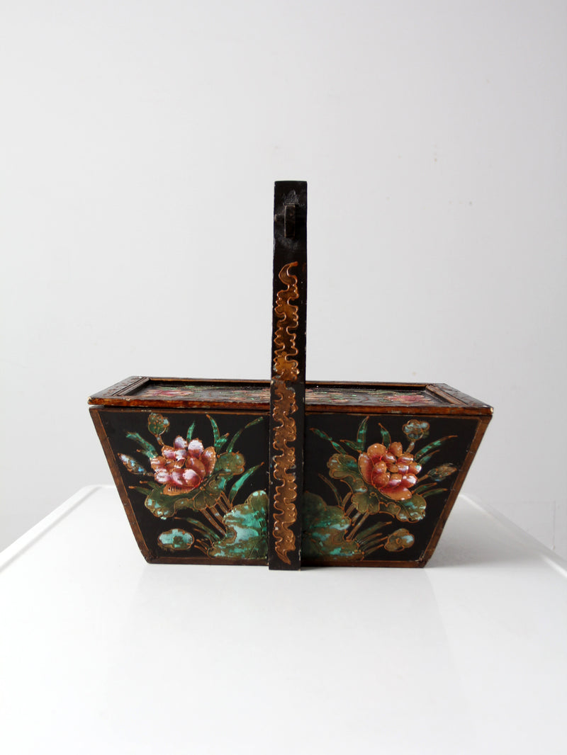 antique Chinese painted box