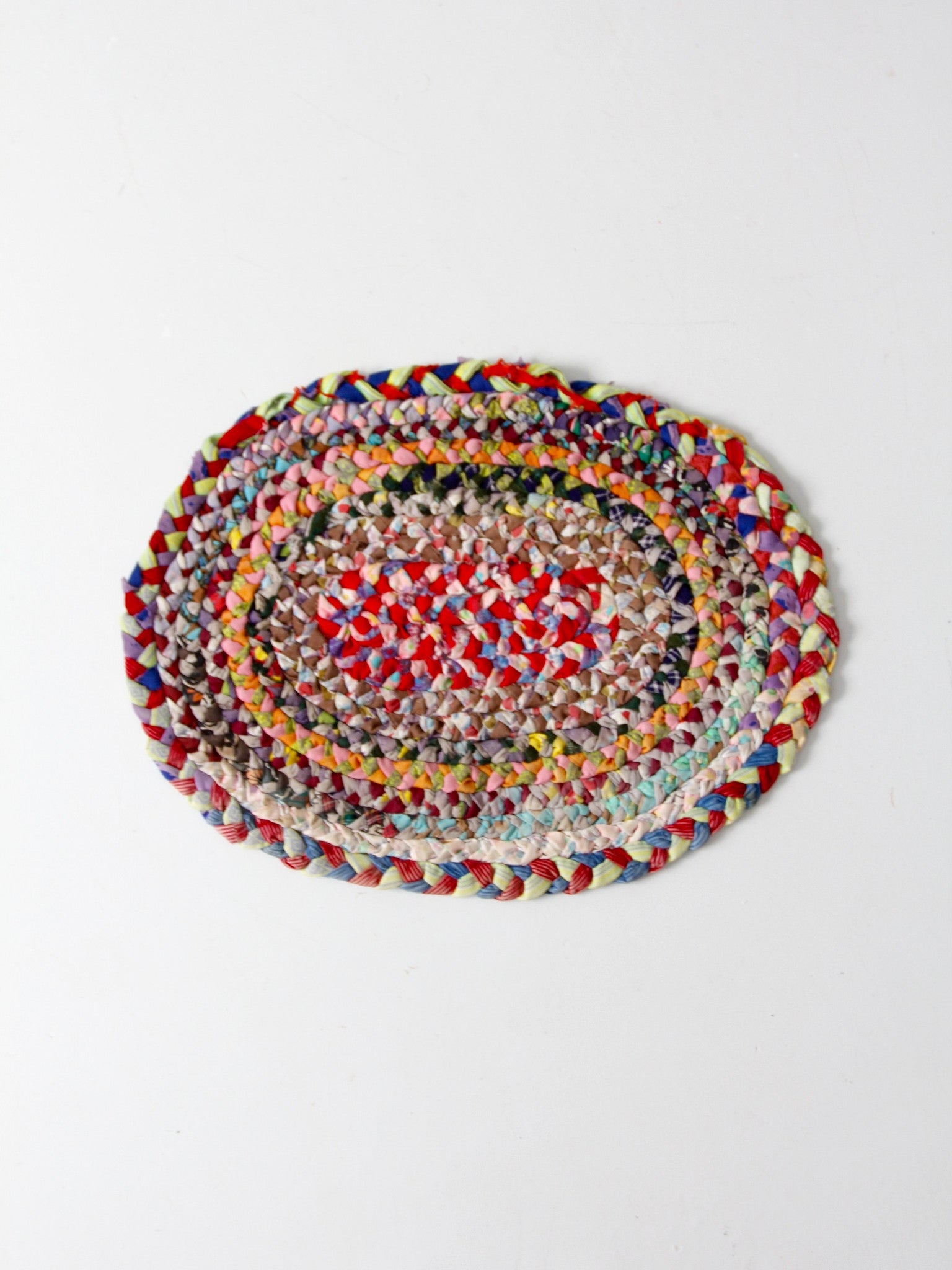 vintage American rag rug