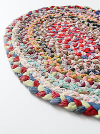 vintage American rag rug