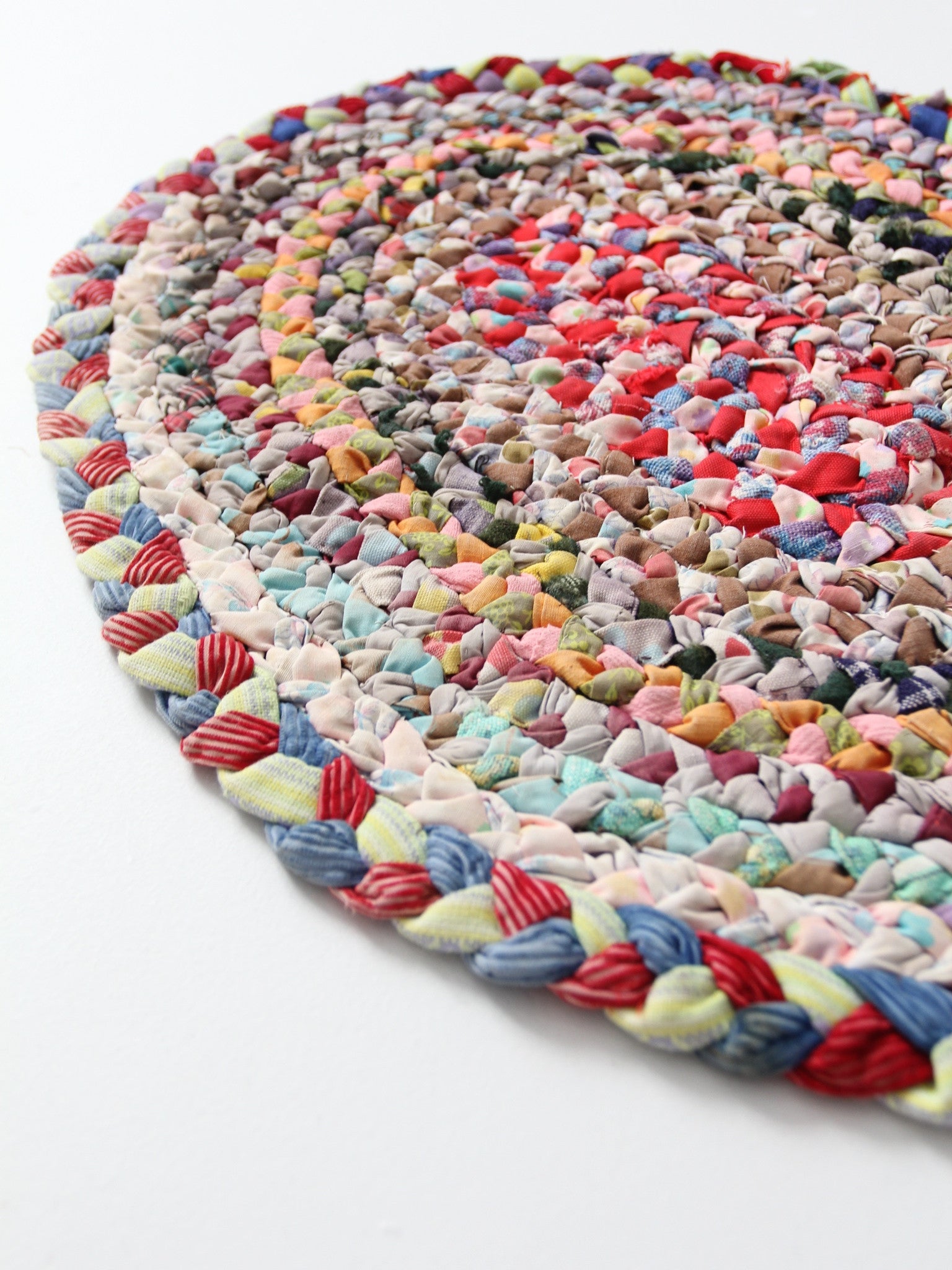 vintage American rag rug