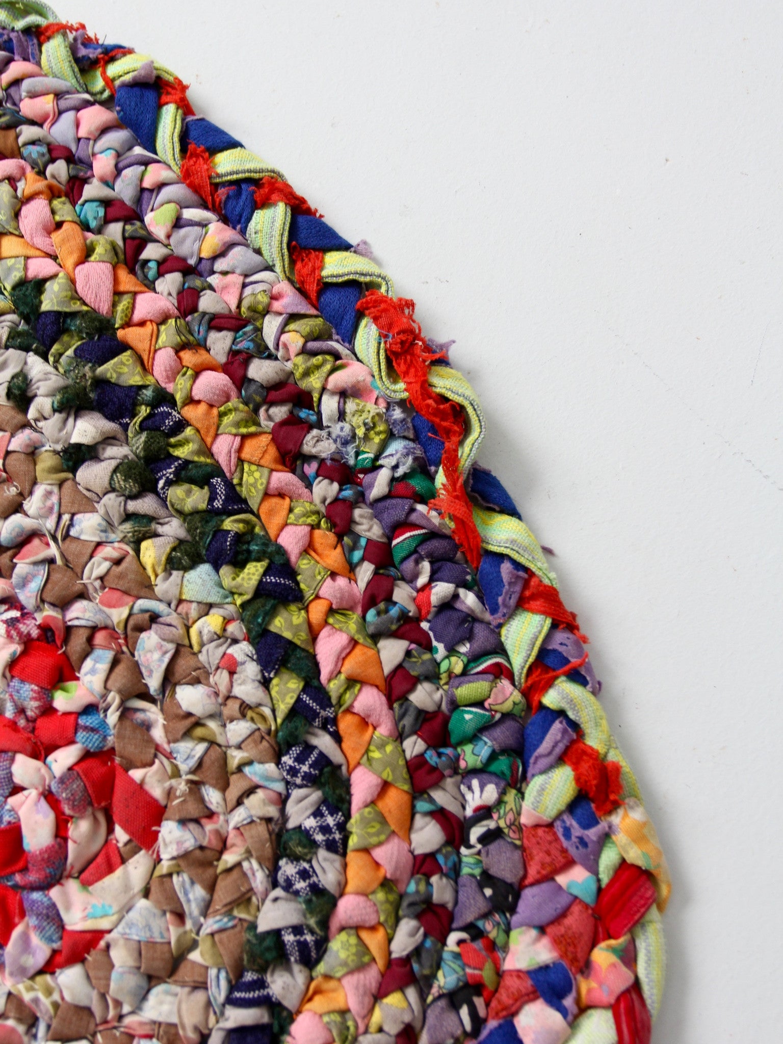 vintage American rag rug