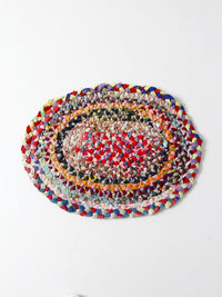 vintage American rag rug