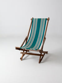 vintage American deck chair