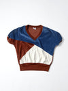 vintage 70's velour top